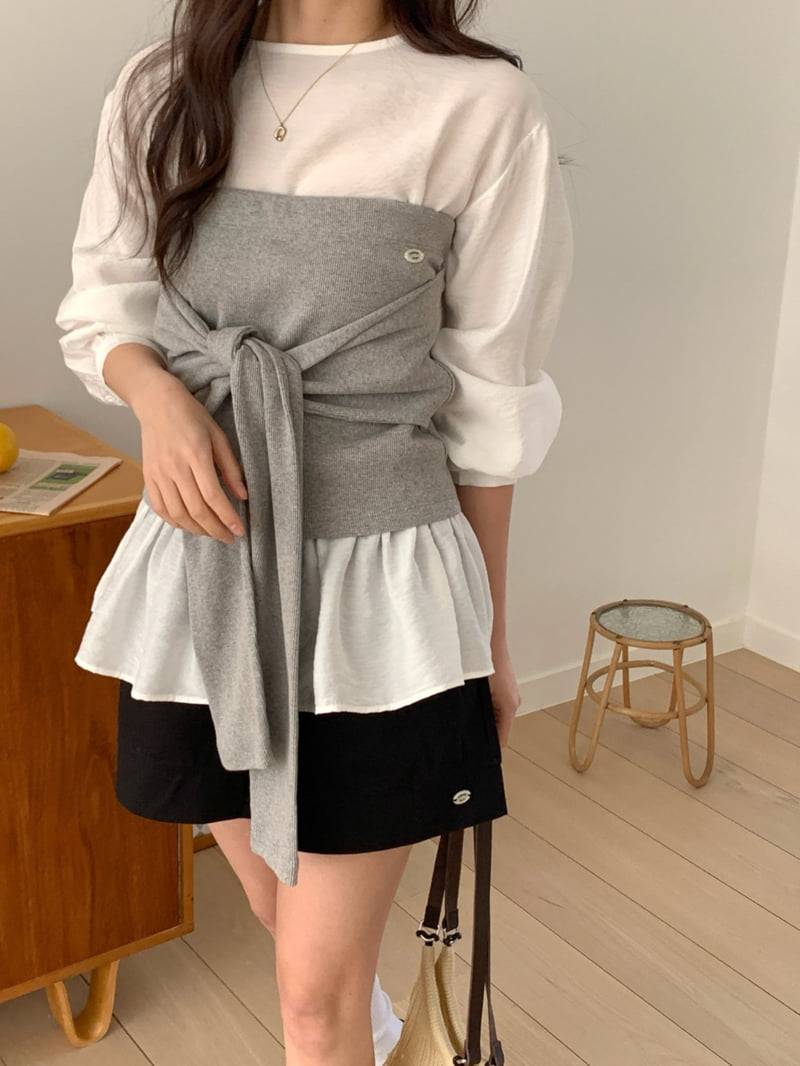 Osense - Korean Women Fashion - #womensfashion - More Top Bustier - 10