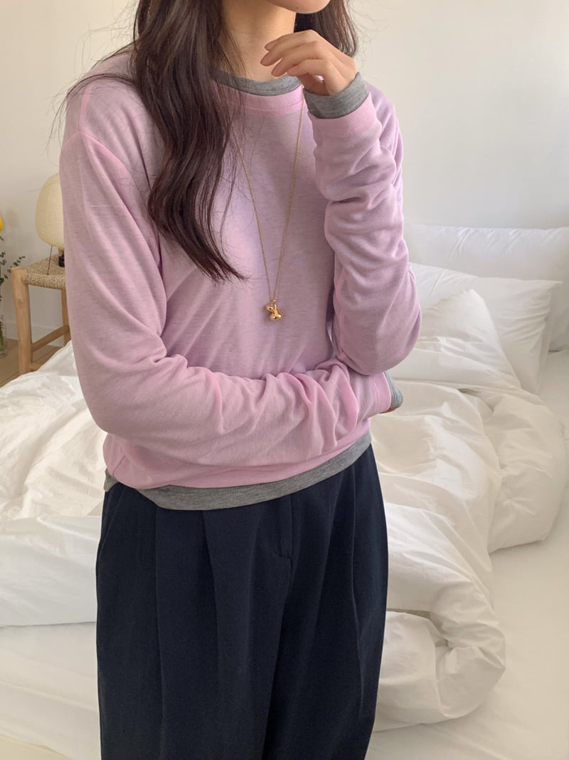 Osense - Korean Women Fashion - #womensfashion - Basic Tencel Tee - 11