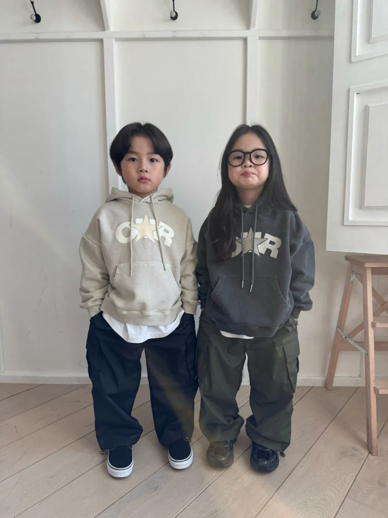 Our - Korean Children Fashion - #Kfashion4kids - Star Printed Hoodie - 8