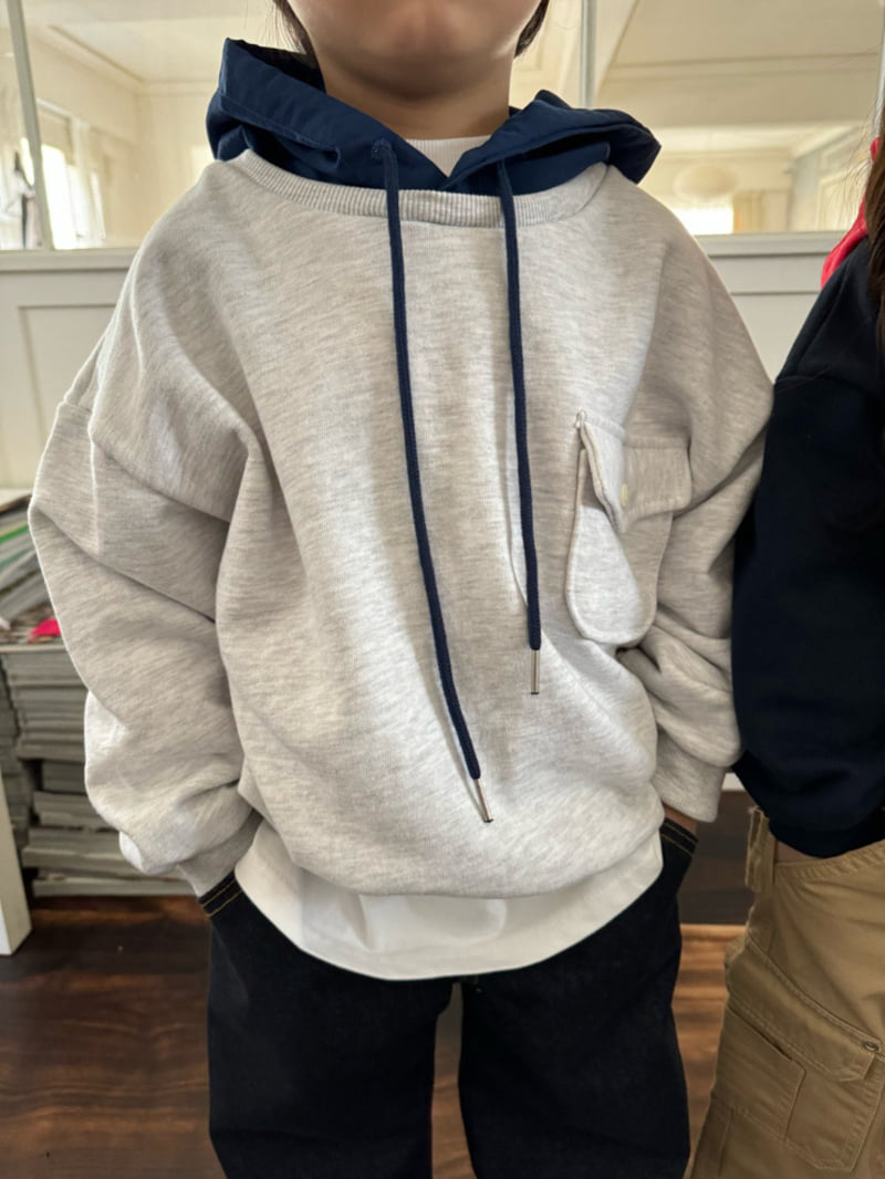 Our - Korean Children Fashion - #Kfashion4kids - Beams Color Matching Hoodie - 6