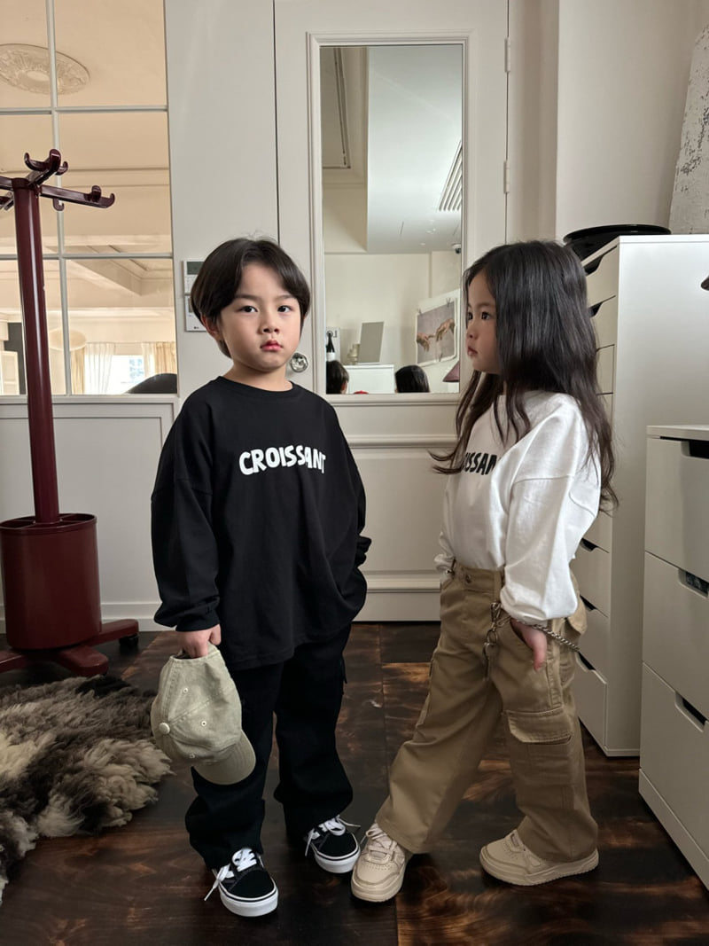 Our - Korean Children Fashion - #childofig - Croissant Tee - 9