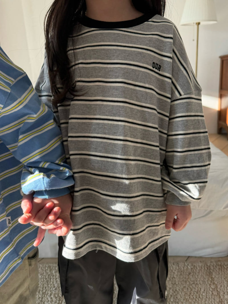 Our - Korean Children Fashion - #childofig - Bless Stripe Tee - 8