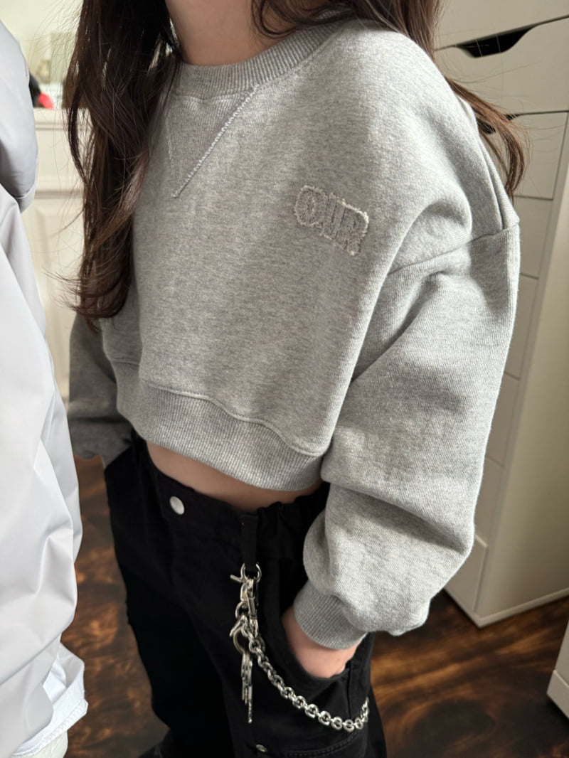 Our - Korean Children Fashion - #childofig - Logo Crop Sweatshirts - 5