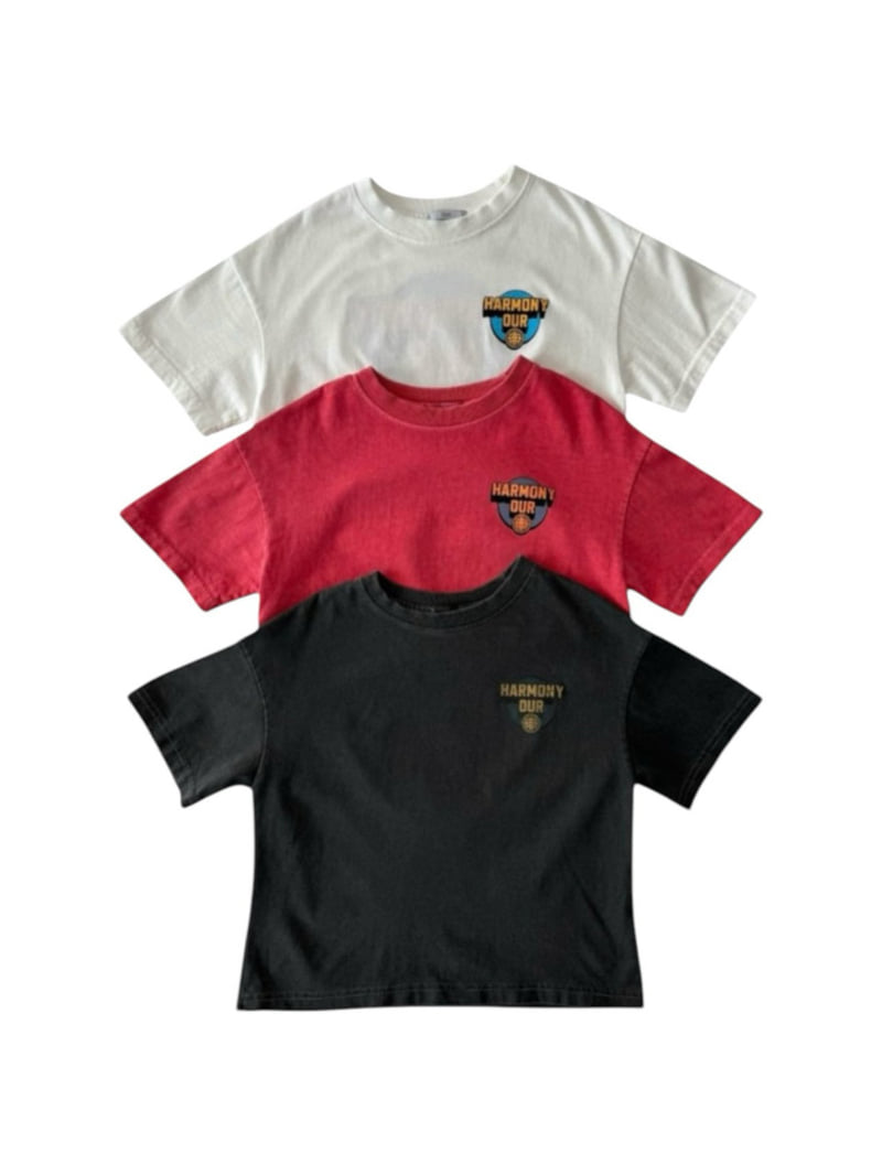 Our - Korean Children Fashion - #childofig - Harmony Pigment Tee