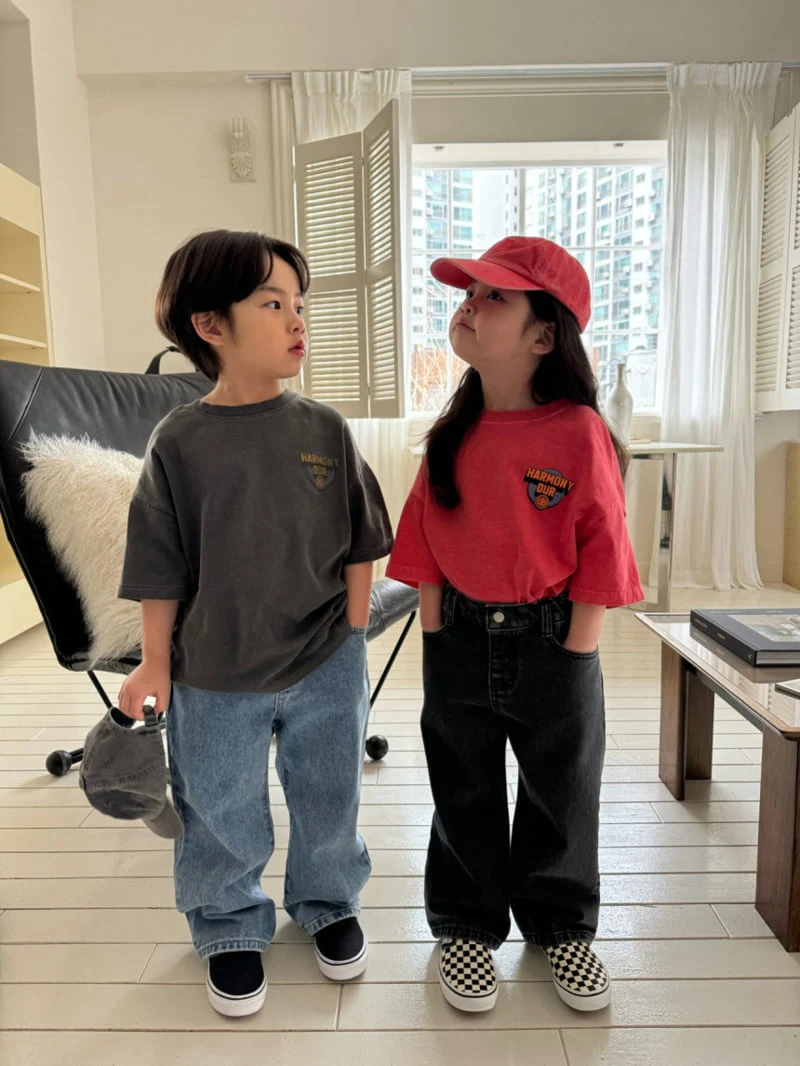 Our - Korean Children Fashion - #childrensboutique - Harmony Pigment Tee - 2