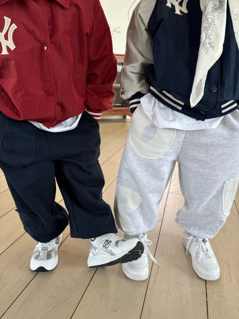 Our - Korean Children Fashion - #childrensboutique - Patch Jogger Pants - 2