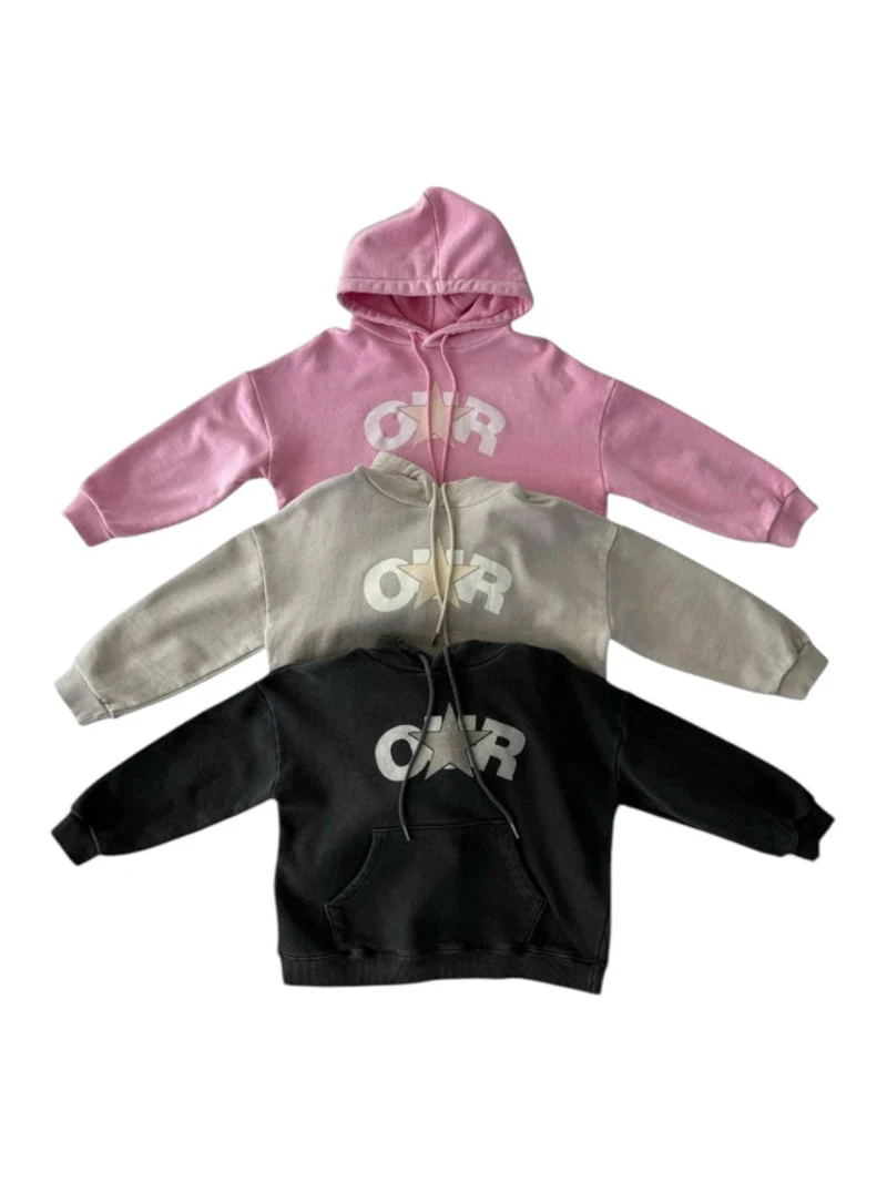 Our - Korean Children Fashion - #childrensboutique - Star Printed Hoodie