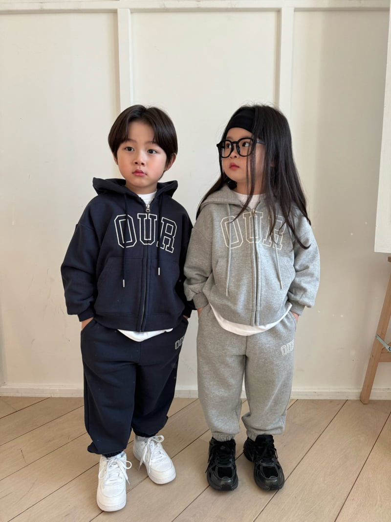 Our - Korean Children Fashion - #designkidswear - Applique Hood Set - 6