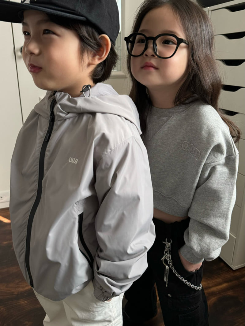 Our - Korean Children Fashion - #designkidswear - Logo Crop Sweatshirts - 7