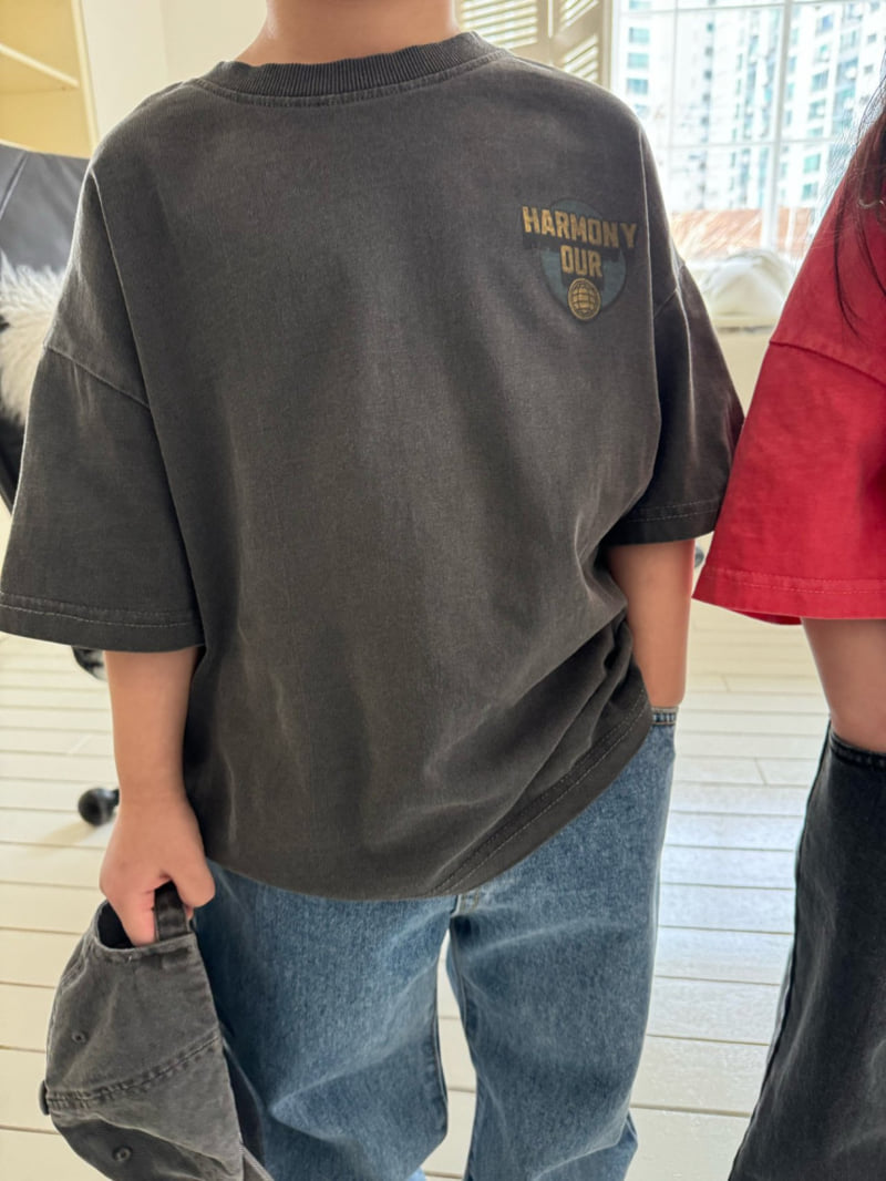 Our - Korean Children Fashion - #designkidswear - Harmony Pigment Tee - 3