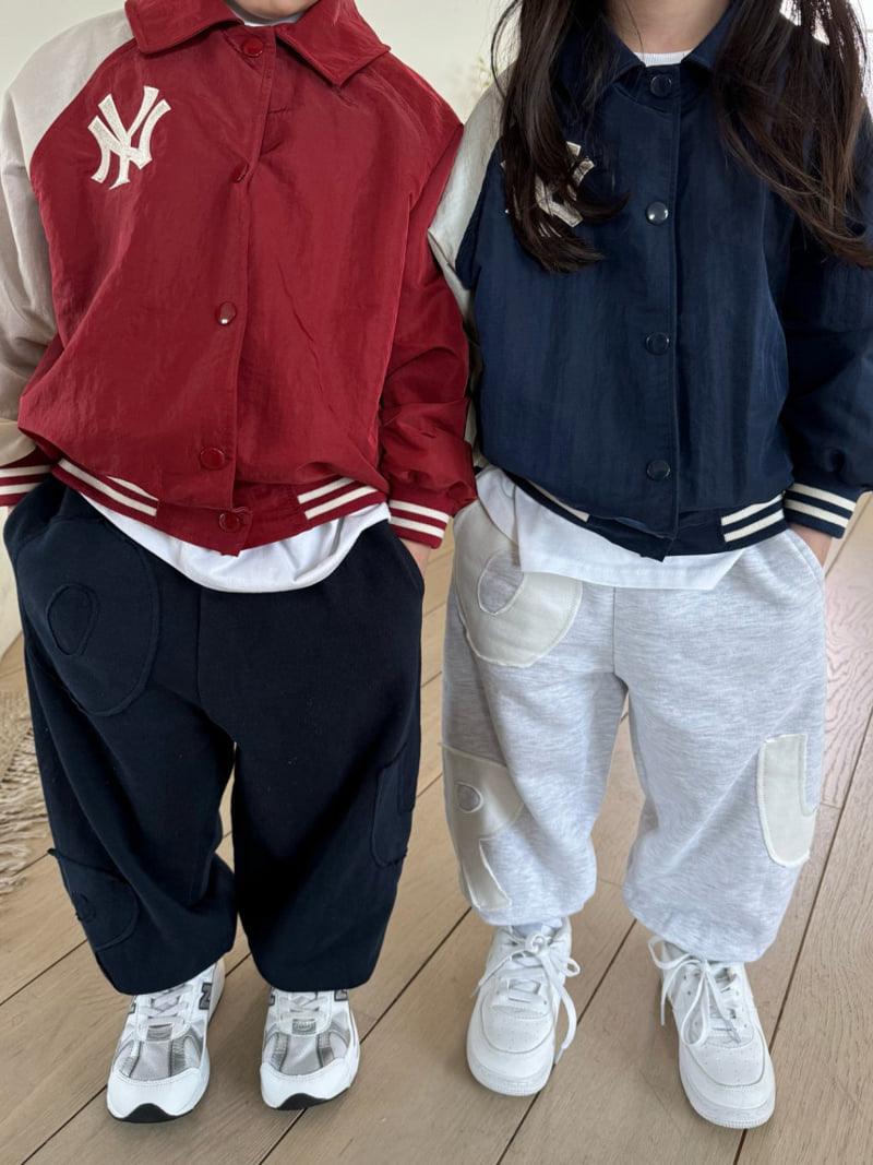 Our - Korean Children Fashion - #designkidswear - Patch Jogger Pants - 3