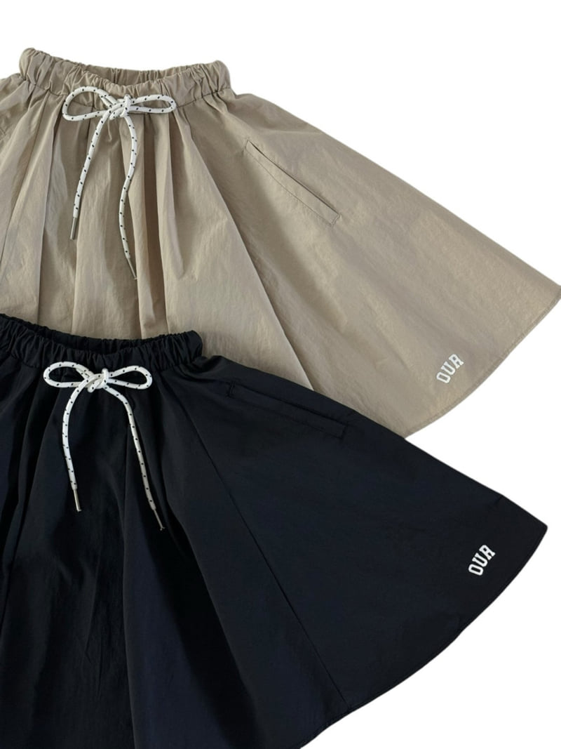 Our - Korean Children Fashion - #discoveringself - Flare Nylon Skirt - 8