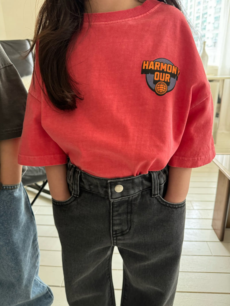 Our - Korean Children Fashion - #designkidswear - Harmony Pigment Tee - 4