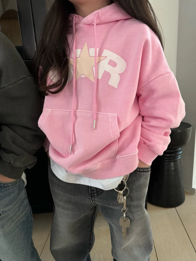 Our - Korean Children Fashion - #discoveringself - Star Printed Hoodie - 3