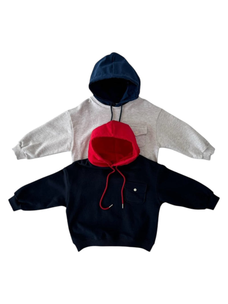 Our - Korean Children Fashion - #discoveringself - Beams Color Matching Hoodie