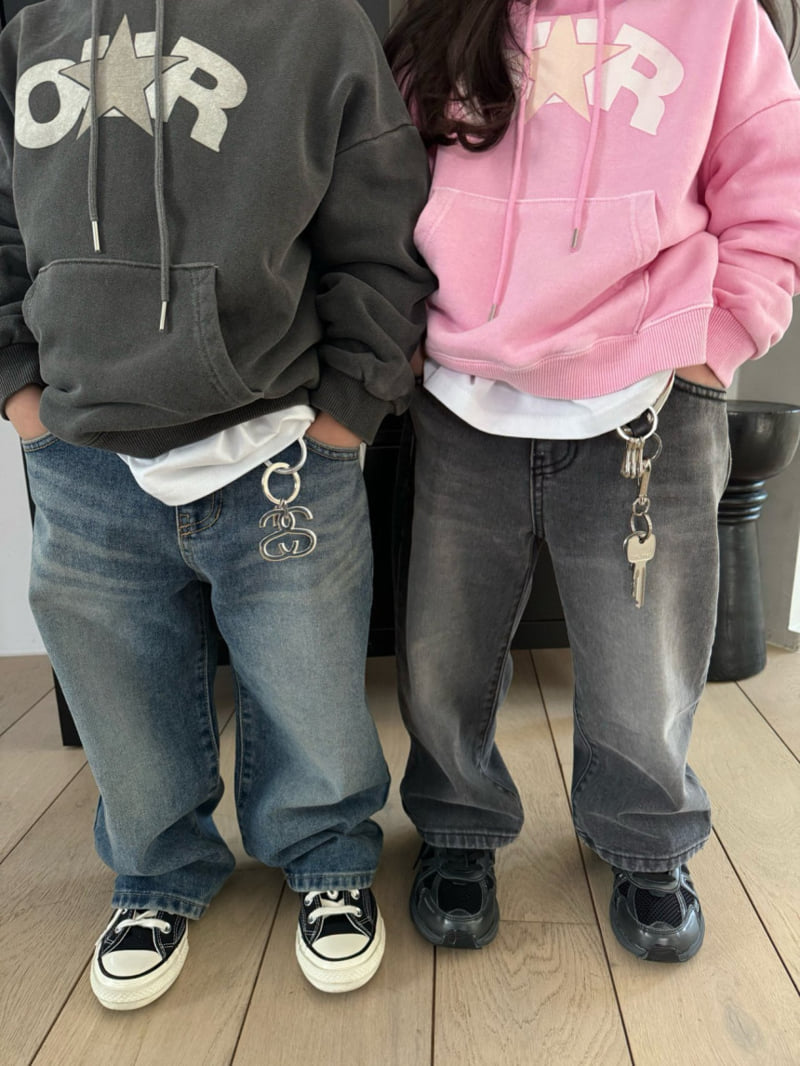 Our - Korean Children Fashion - #fashionkids - Cat Wide Denim - 2