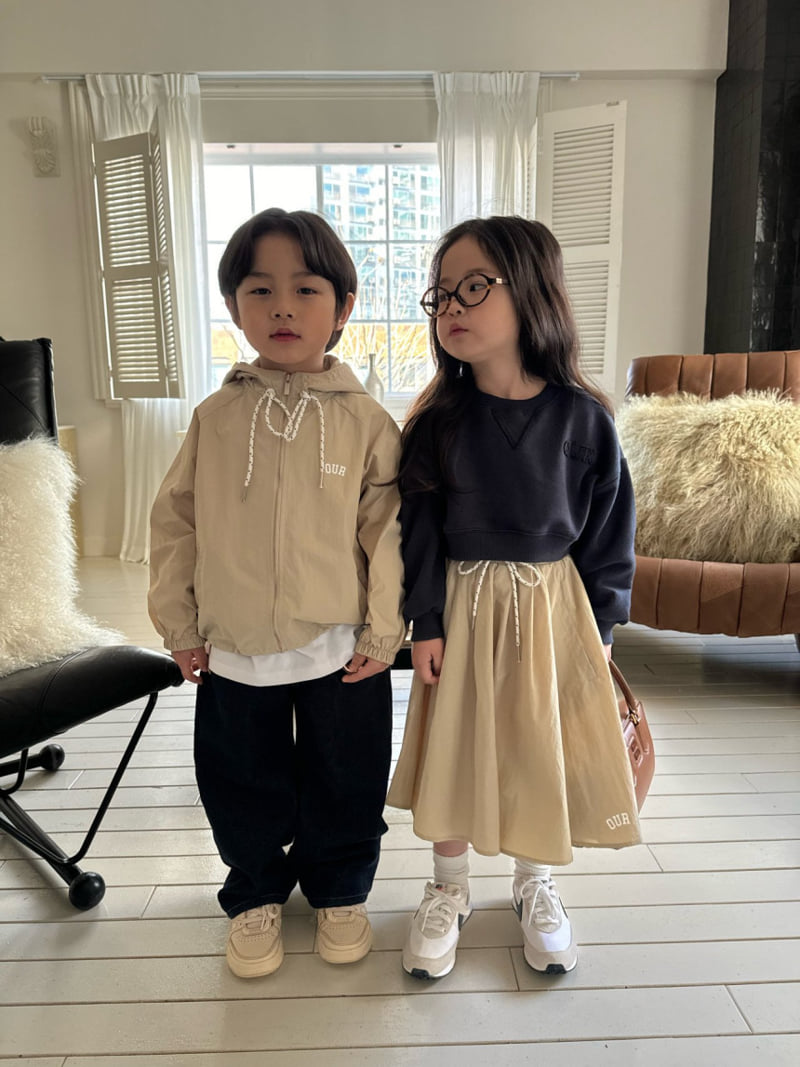 Our - Korean Children Fashion - #fashionkids - Logo Crop Sweatshirts - 9