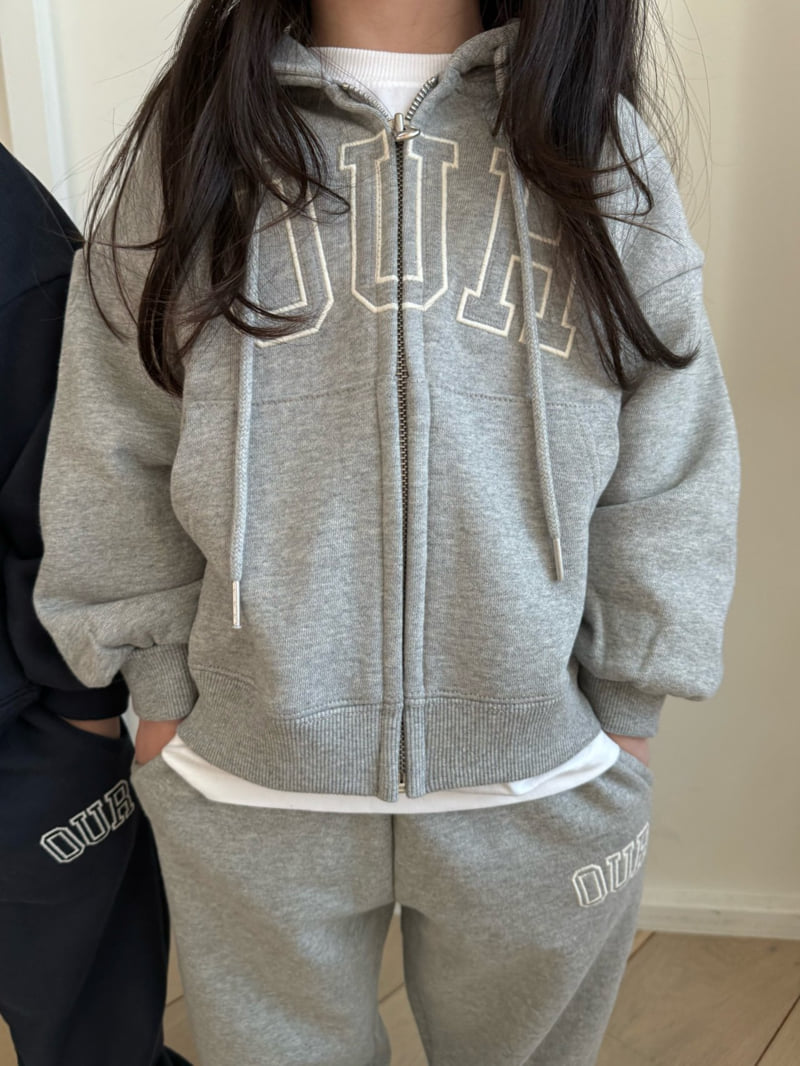 Our - Korean Children Fashion - #kidsshorts - Applique Hood Set - 9