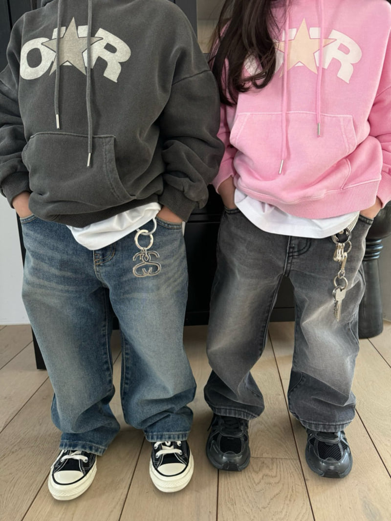 Our - Korean Children Fashion - #kidsshorts - Cat Wide Denim - 3