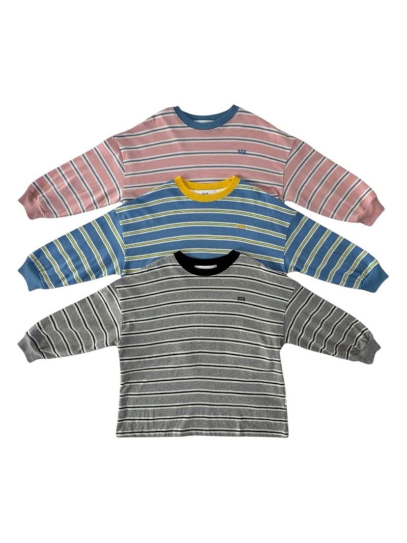 Our - Korean Children Fashion - #kidsstore - Bless Stripe Tee