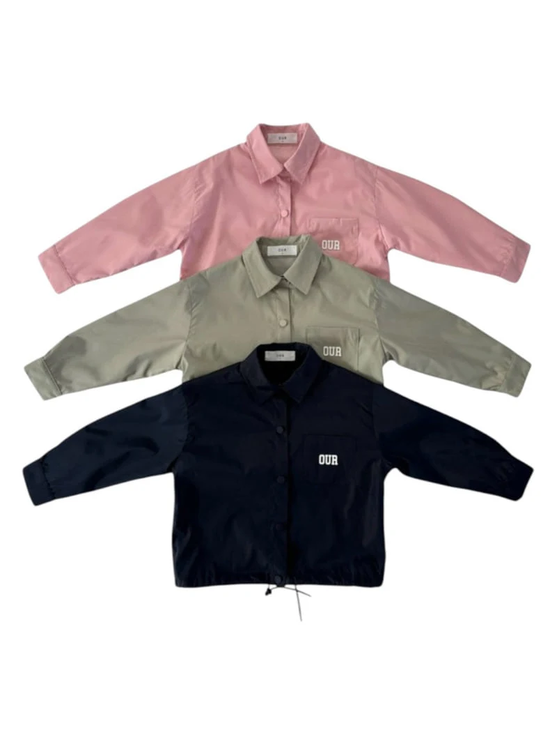 Our - Korean Children Fashion - #kidzfashiontrend - Logo Coach Jacket