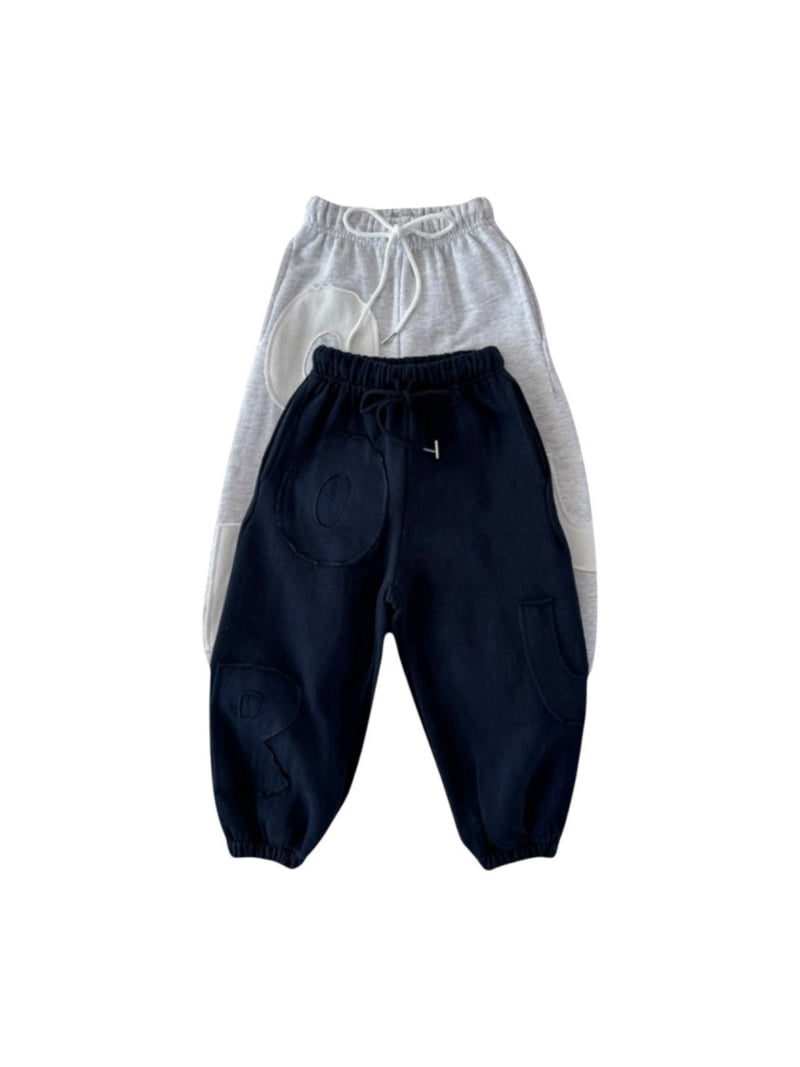 Our - Korean Children Fashion - #littlefashionista - Patch Jogger Pants - 10