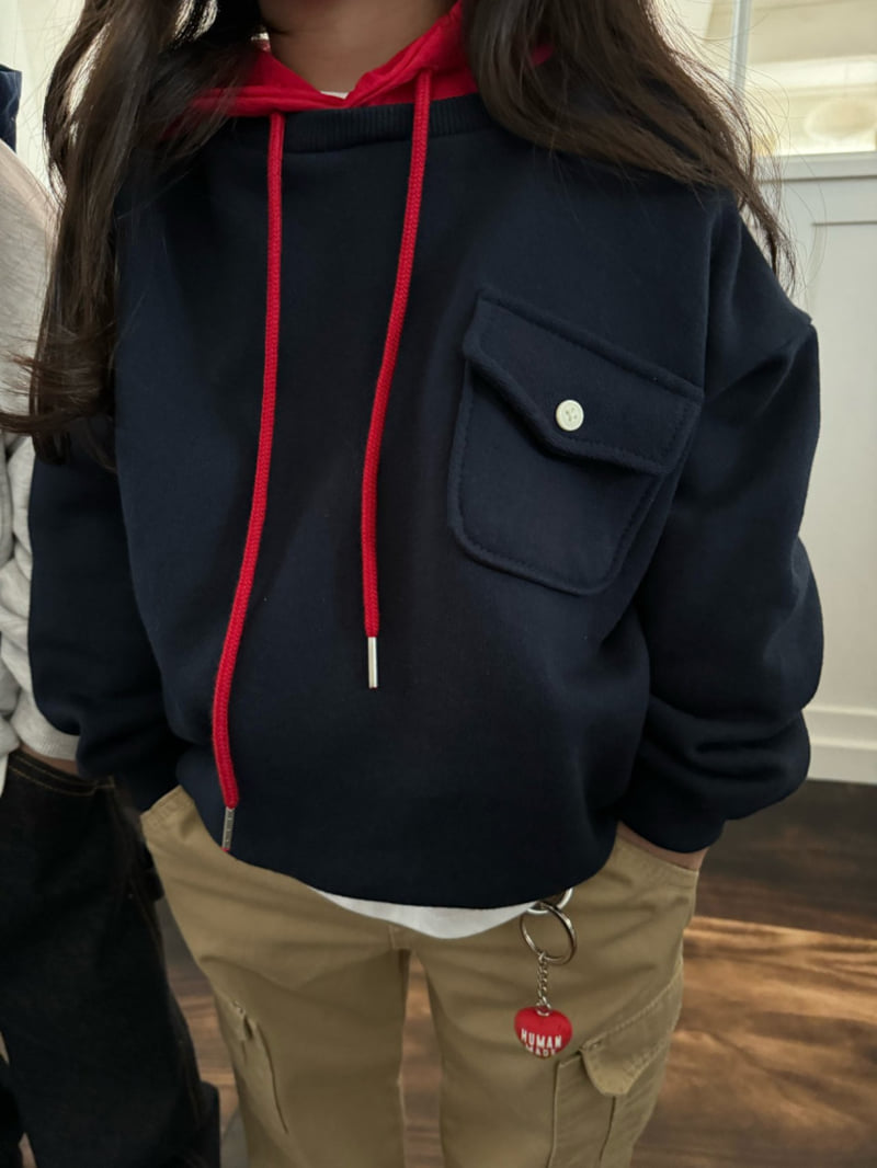 Our - Korean Children Fashion - #littlefashionista - Beams Color Matching Hoodie - 7