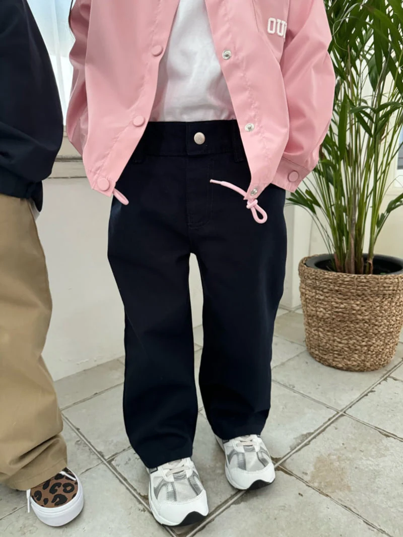 Our - Korean Children Fashion - #littlefashionista - Logo Coach Jacket - 4