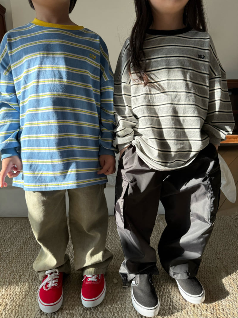 Our - Korean Children Fashion - #minifashionista - Bless Stripe Tee - 6