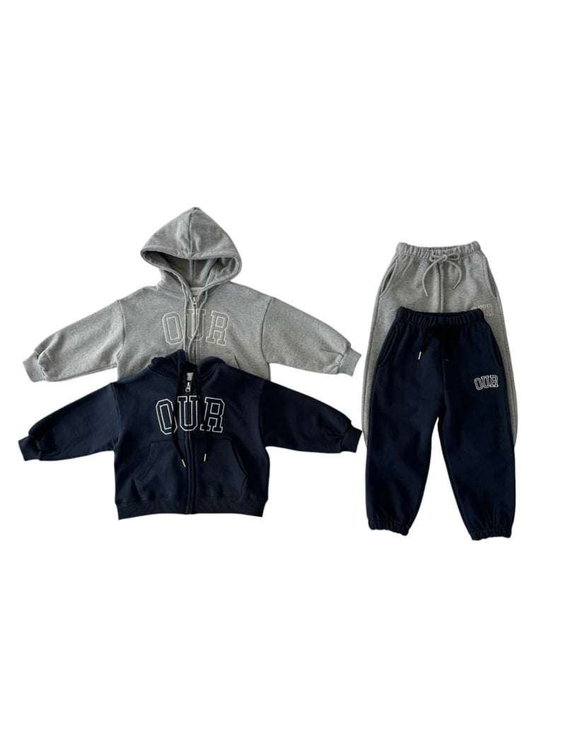 Our - Korean Children Fashion - #todddlerfashion - Applique Hood Set