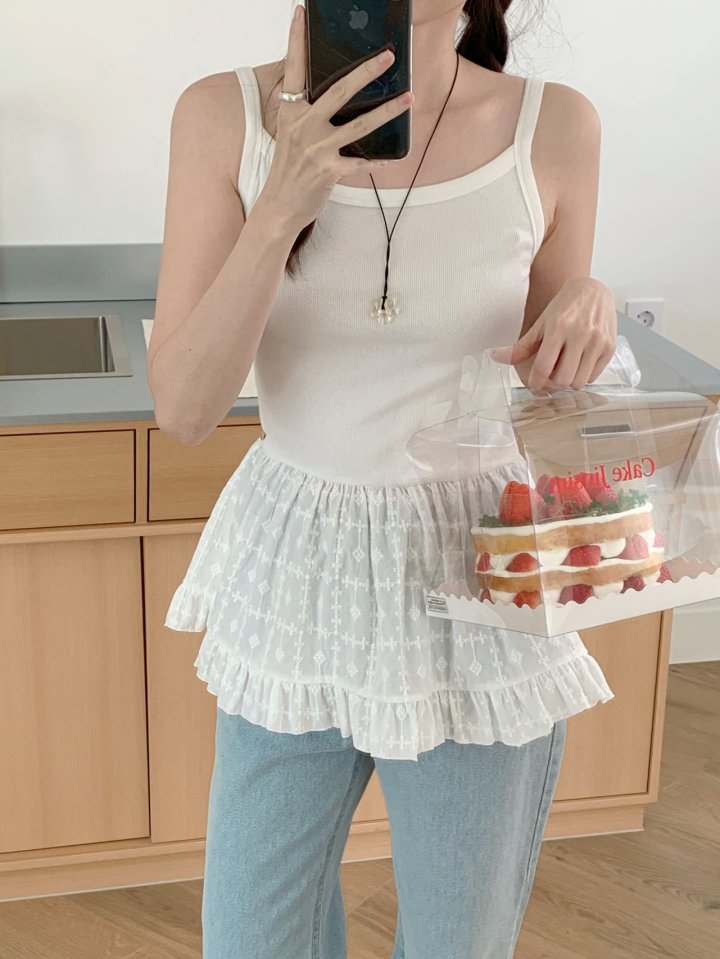 Our Moment - Korean Women Fashion - #momslook - Dami Sleeveless Tee