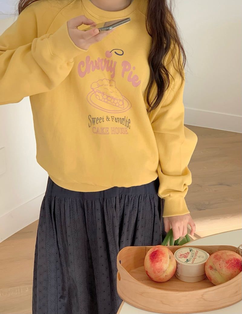 Our Moment - Korean Women Fashion - #shopsmall - Cherry Pie Sweatshirts - 10