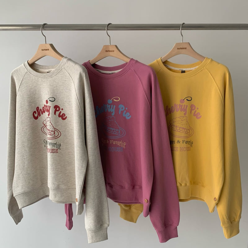 Our Moment - Korean Women Fashion - #thelittlethings - Cherry Pie Sweatshirts - 12