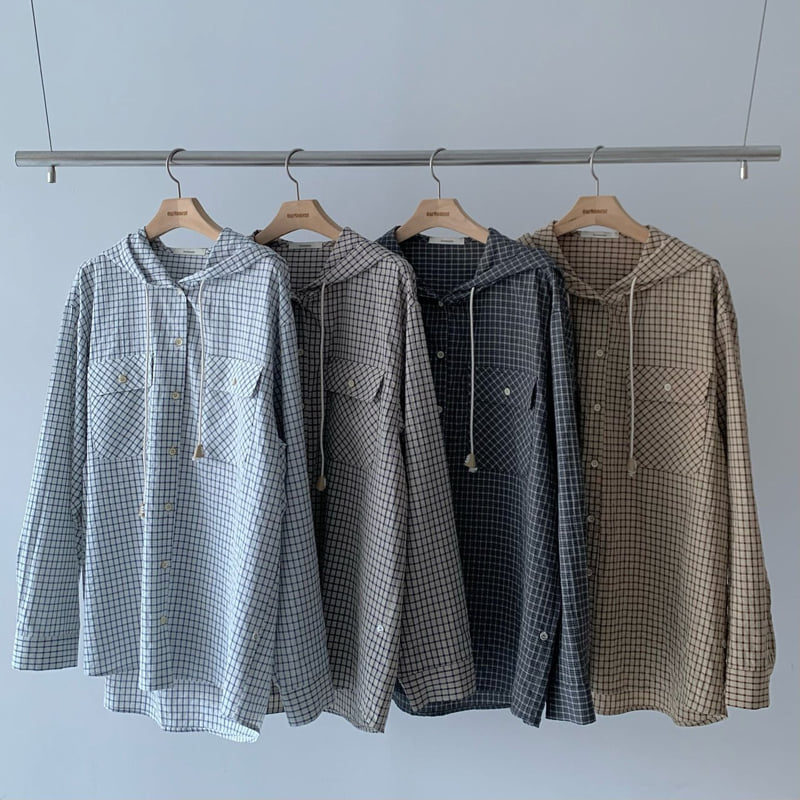 Our Moment - Korean Women Fashion - #thelittlethings - Cinnamon Check Shirt - 11