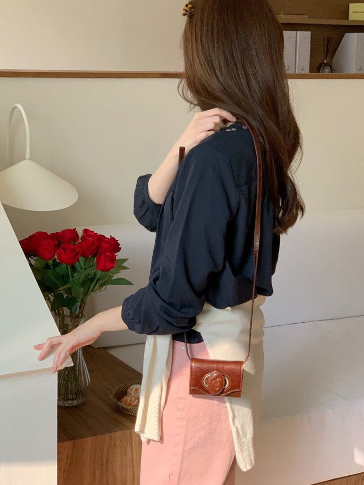 Our Moment - Korean Women Fashion - #vintageinspired - Shoe Embroidery Blouse - 10