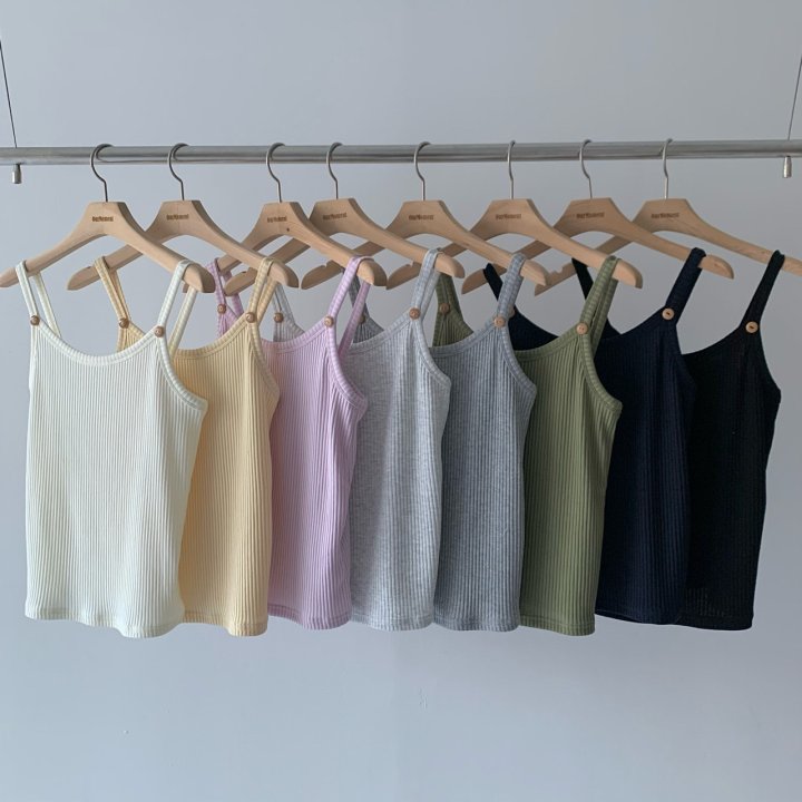 Our Moment - Korean Women Fashion - #vintagekidsstyle - Bunny Rib Sleeveless Tee - 8