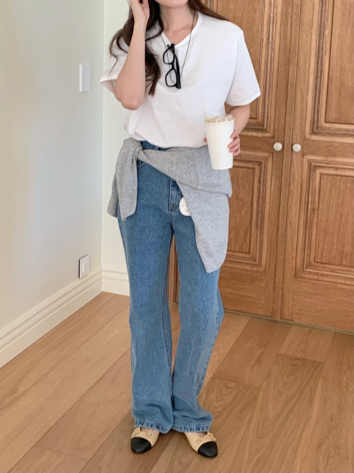 Our Moment - Korean Women Fashion - #womensfashion - Coin Denim Pants - 2