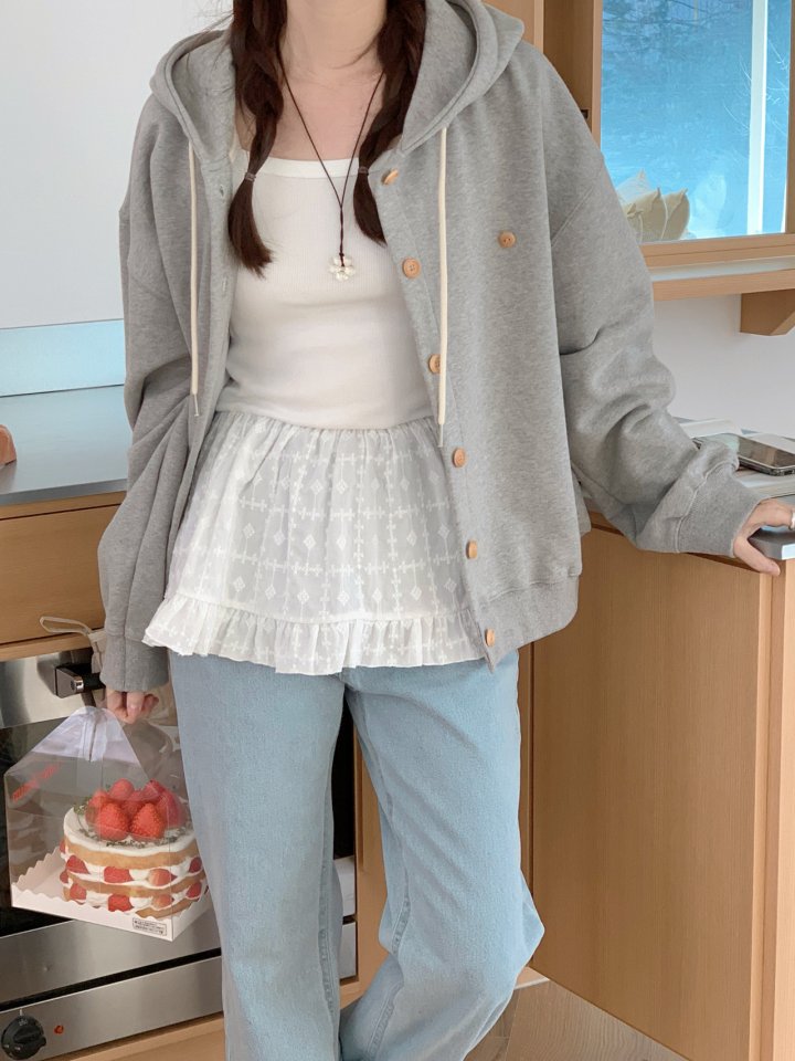 Our Moment - Korean Women Fashion - #womensfashion - Liter Hood Cardigan