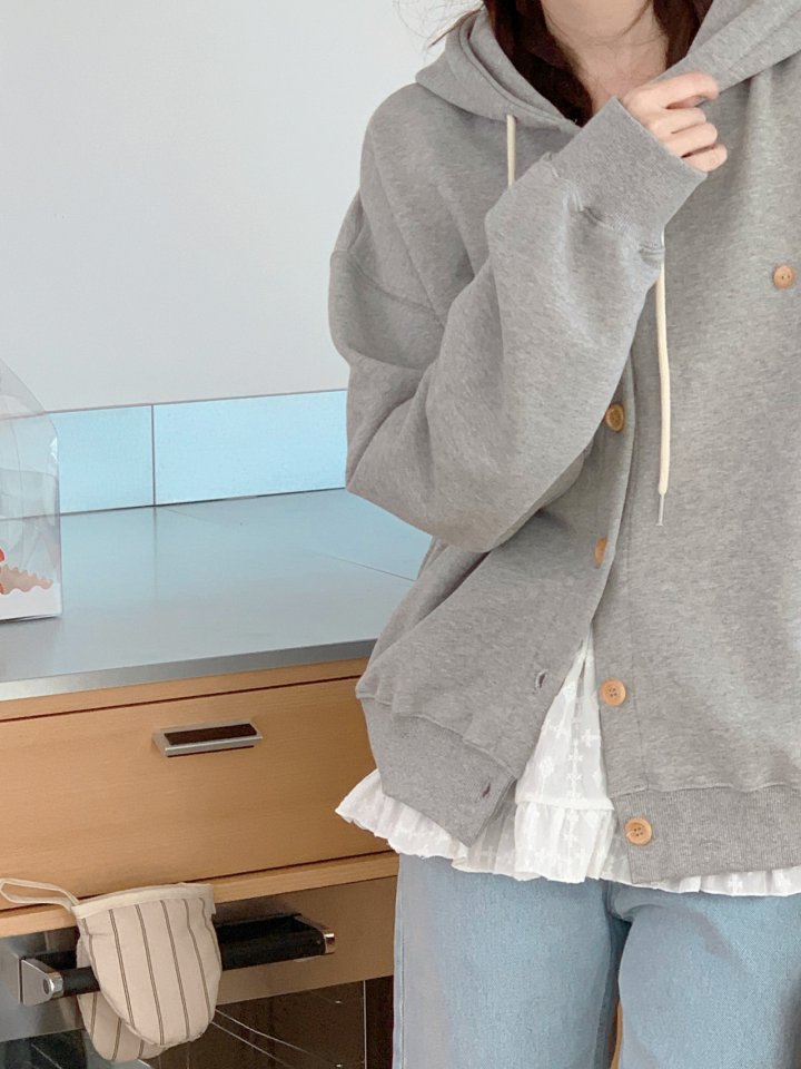 Our Moment - Korean Women Fashion - #womensfashion - Liter Hood Cardigan - 3
