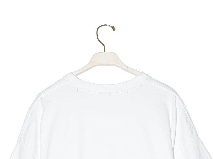 Paper Moon - Korean Women Fashion - #momslook - Oversized Pigment Cutting Detail Tee - 11