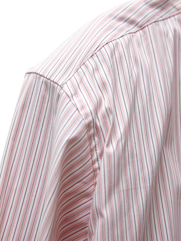 Paper Moon - Korean Women Fashion - #momslook - Boyfriend Fit Oversized Stripe Button Down Shirt - 7