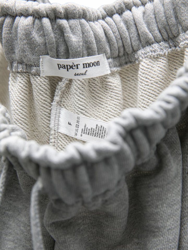 Paper Moon - Korean Women Fashion - #momslook - Maxi Wide Detail Sweat Trousers - 11
