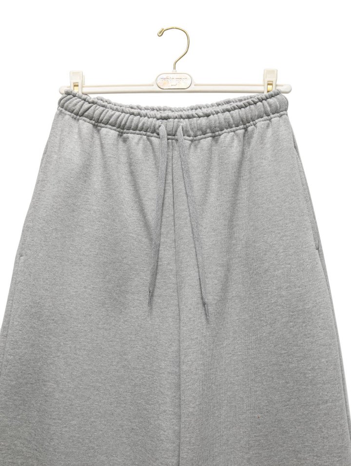 Paper Moon - Korean Women Fashion - #momslook - Maxi Wide Detail Sweat Trousers - 7
