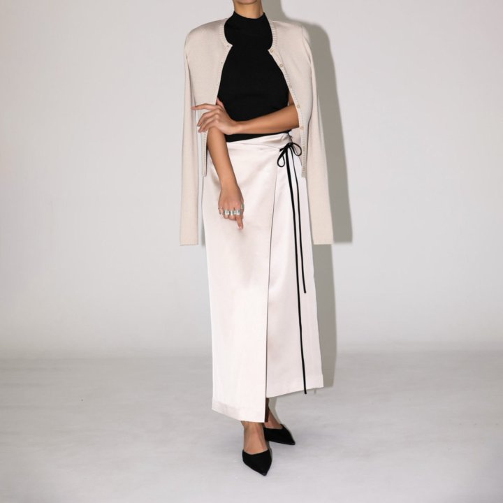 Paper Moon - Korean Women Fashion - #momslook - Ribbed Button Knit Cardigan