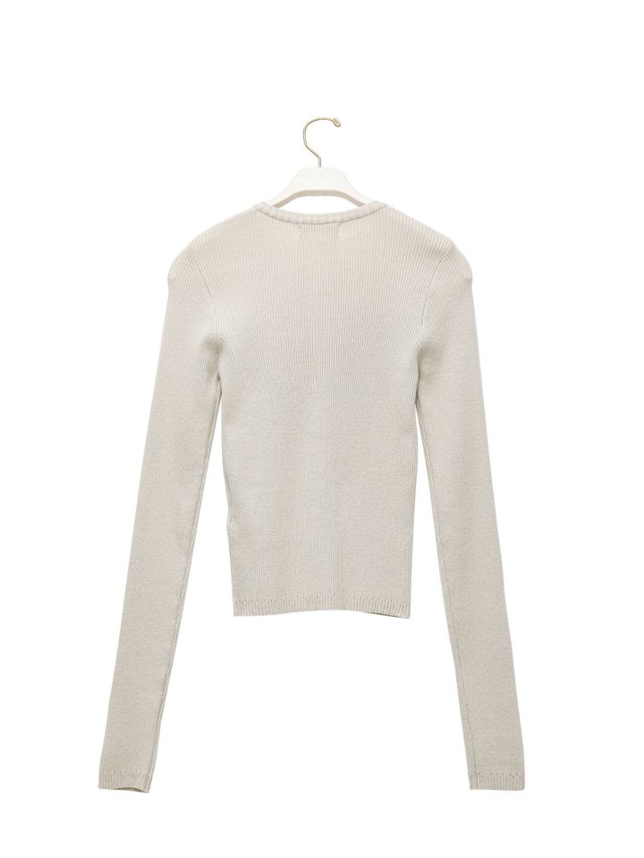 Paper Moon - Korean Women Fashion - #momslook - Ribbed Button Knit Cardigan - 7