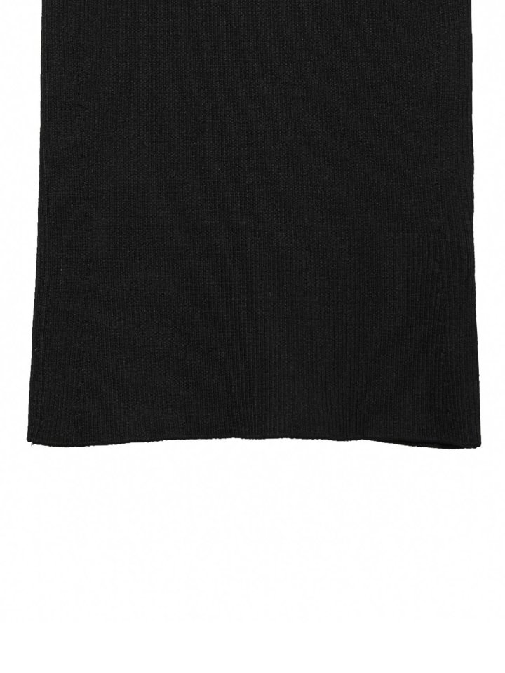 Paper Moon - Korean Women Fashion - #momslook - High Neck Ribbed Sleeveless Drop Knit Top - 9