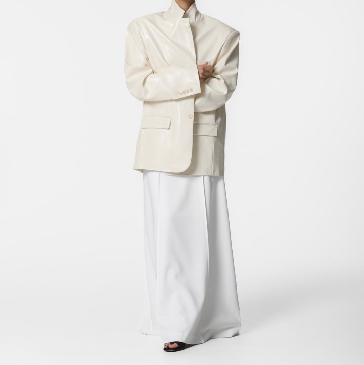 Paper Moon - Korean Women Fashion - #momslook - Pintuck Maxi Flare Skirt - 5