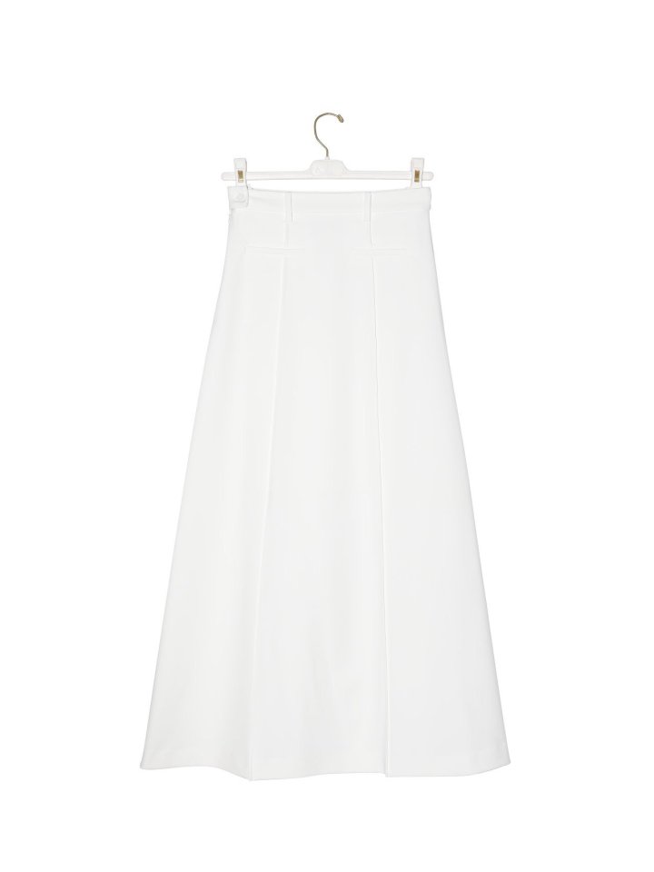 Paper Moon - Korean Women Fashion - #momslook - Pintuck Maxi Flare Skirt - 7