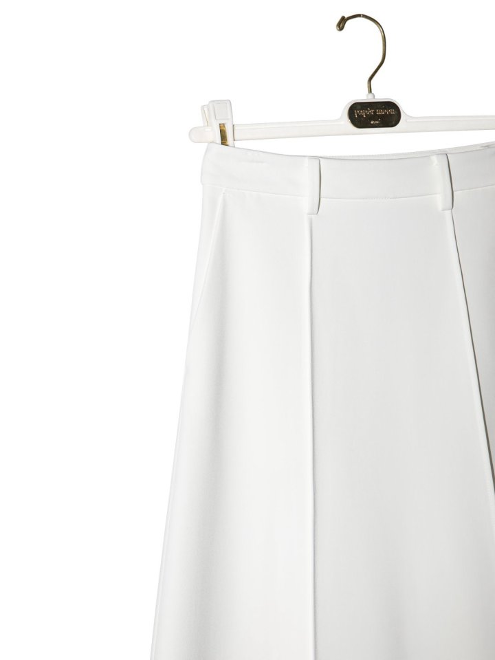 Paper Moon - Korean Women Fashion - #momslook - Pintuck Maxi Flare Skirt - 9