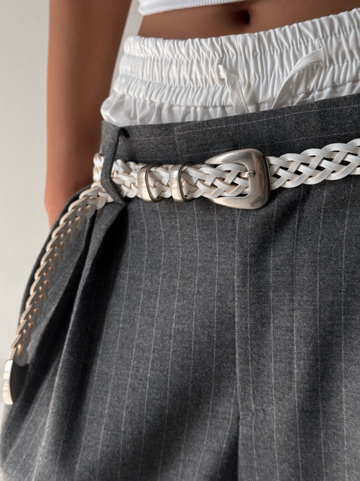Paper Moon - Korean Women Fashion - #momslook - Pin Striped Layered Tailored Trouser - 7